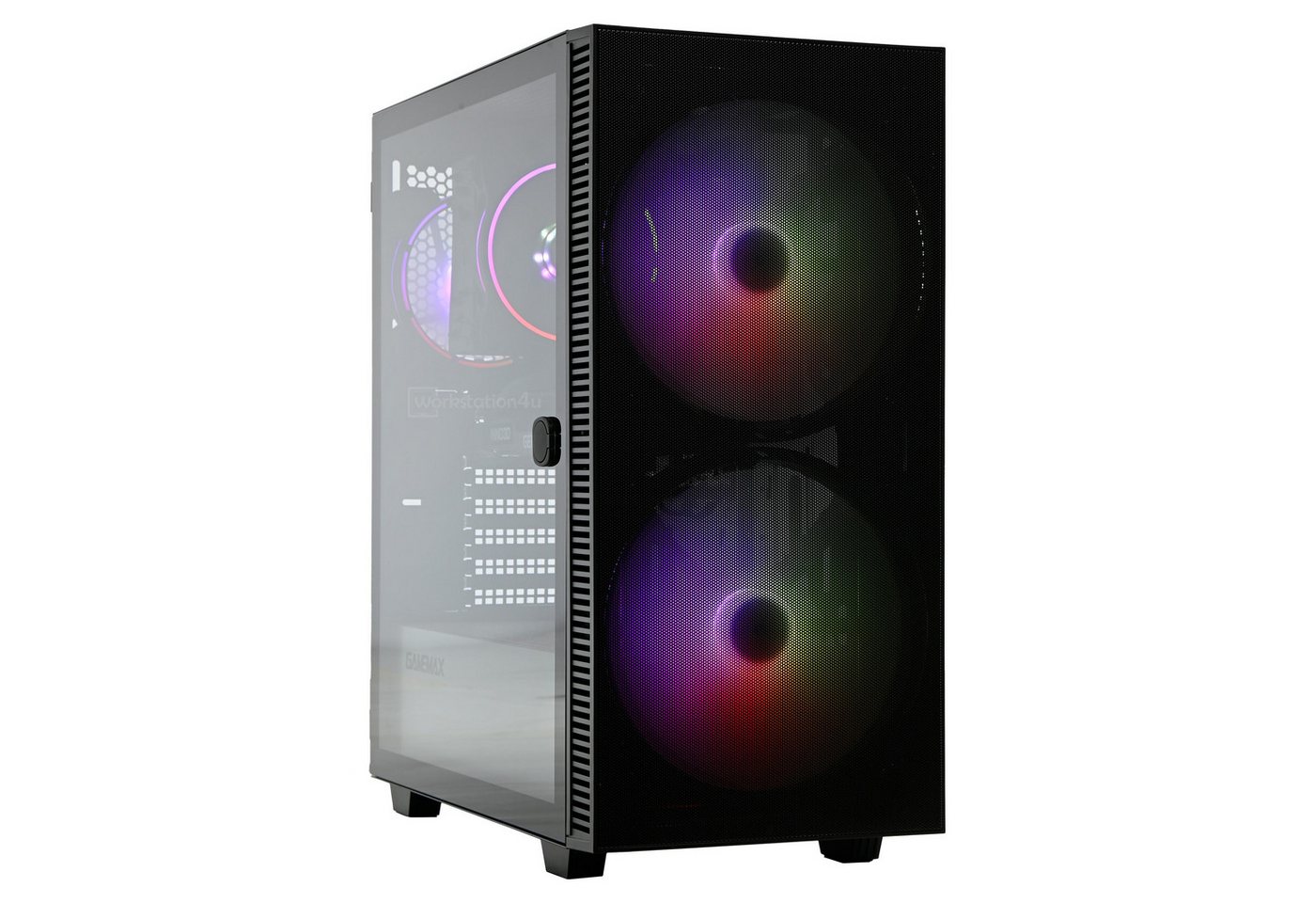 Solarbayer, Workstation4u, Aero Gaming-PC (Intel Core i9 13900KF, RTX 4070 TI 12GB, 16 GB RAM, 500 GB SSD, Luftkühlung, Core i9-13900KF) von Solarbayer