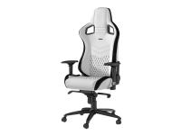 noblechairs Epic, Gepolsterter Sitz, Gepolsterte Rückenlehne, Schwarz, Weiß, Schwarz, Weiß, Kunstleder, Polyurethan, Kunstleder, Polyurethan (PU) von GAMERSWEAR