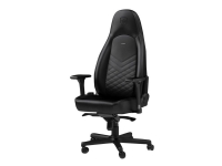 noblechairs ICON, Gepolsterter Sitz, Gepolsterte Rückenlehne, Schwarz, Schwarz, Kunstleder, Schaum, Kunstleder, Schaum noblechairs ICON, Gepolsterter Sitz, Gepolsterte Rückenlehne, Schwarz, Schwarz, Kunstleder, Schaum, Kunstleder, Schaum von GAMERSWEAR