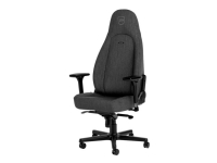 noblechairs Icon Gaming Chair, Gepolsterter Sitz, Gepolsterte Rückenlehne, Anthrazit, Anthrazit, Stoff, Stahl von GAMERSWEAR