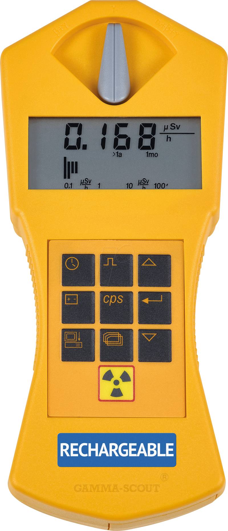 GAMMA-SCOUT R - Geigerzähler mit akustischem Alarm, 0 - 1000 µSv/h von GAMMA SCOUT