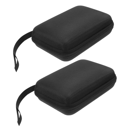 GANAZONO 2 Stück Aufbewahrungstasche Für Blutzuckermessgeräte Reisetasche Für Kopfhörer Kleiner Elektronik-Organizer Kopfhörer Hartschalenetui Festplatten-Tragetasche Schwarz Eva GANAZONO 2 Stück Aufbewahrungstasche Für Blutzuckermessgeräte Reisetasche Für Kopfhörer Kleiner Elektronik-Organizer Kopfhörer Hartschalenetui Festplatten-Tragetasche Schwarz Eva von GANAZONO