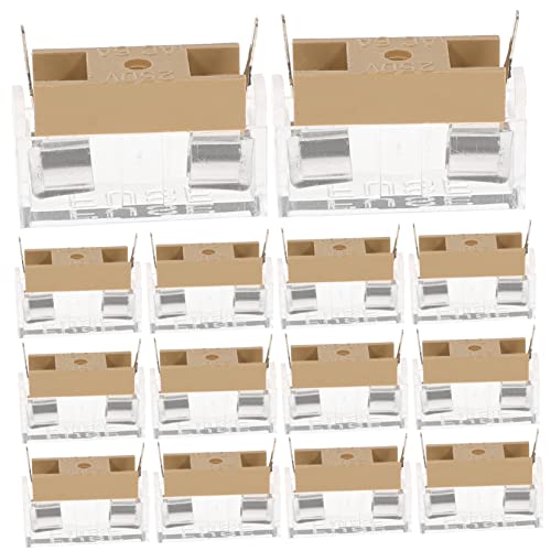GANAZONO 20Stücke Sicherungshalter für Boot Panel Mount mit Abdeckung für Pcb Einfache Installation und Austausch von Sicherungen Hochtemperaturbeständig GANAZONO 20Stücke Sicherungshalter für Boot Panel Mount mit Abdeckung für Pcb Einfache Installation und Austausch von Sicherungen Hochtemperaturbeständig von GANAZONO