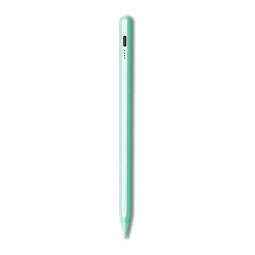 GANGANPRO Aktiver Stylus-Stift für Touchscreens Wiederaufladbarer Tablet-Stift Spitze Magnetischer Bleistift Stylus-Stift für iOS/Android/Tablet/Phones/iPad und andere Smartphone-Geräte (Grün) von GANGANPRO