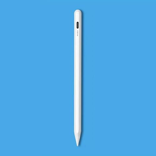 GANGANPRO Aktiver Stylus-Stift für Touchscreens Wiederaufladbarer Tablet-Stift Spitze Magnetischer Bleistift Stylus-Stift für iOS/Android/Tablet/Phones/iPad und andere Smartphone-Geräte (Weiß) von GANGANPRO