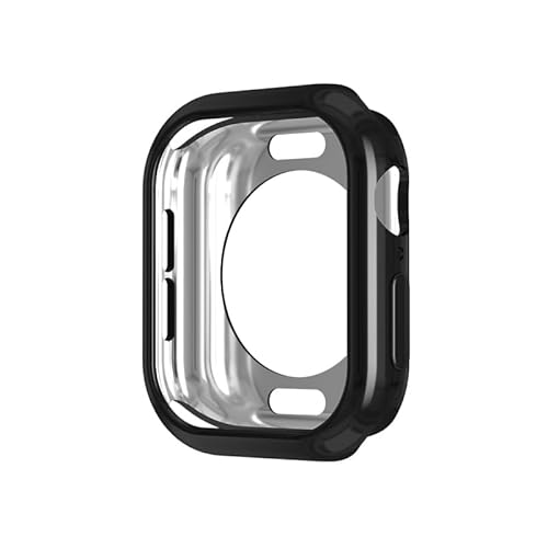 GANGANPRO Hard PC Bumper Case für Apple Watch Series 10 46mm, ultradünner Schutzrahmen [KEIN Displayschutz] für iWatch-Zubehör 46mm – Schwarz von GANGANPRO