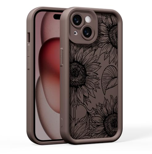 GANGANPRO Hülle Kompatibel mit Samsung Galaxy A26 5G, Sonnenblume Bemaltes Kunstmuster, Vollständige Kameralinse, Schützende, Stoßfeste TPU-Schutzhülle 6.7 Zoll – Dunkelbraun DG48 GANGANPRO Hülle Kompatibel mit Samsung Galaxy A26 5G, Sonnenblume Bemaltes Kunstmuster, Vollständige Kameralinse, Schützende, Stoßfeste TPU-Schutzhülle 6.7 Zoll – Dunkelbraun DG48 von GANGANPRO