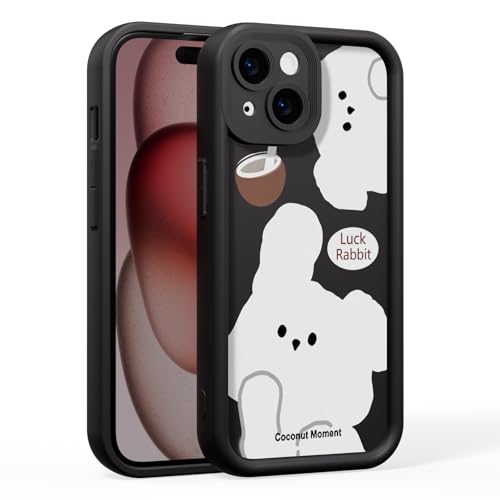 GANGANPRO Hülle Kompatibel mit Samsung Galaxy A56 5G, Glückskaninchen Bemaltes Kunstmuster, Vollständige Kameralinse, Schützende, Stoßfeste TPU-Schutzhülle 6.7 Zoll – Schwarz SD61 GANGANPRO Hülle Kompatibel mit Samsung Galaxy A56 5G, Glückskaninchen Bemaltes Kunstmuster, Vollständige Kameralinse, Schützende, Stoßfeste TPU-Schutzhülle 6.7 Zoll – Schwarz SD61 von GANGANPRO