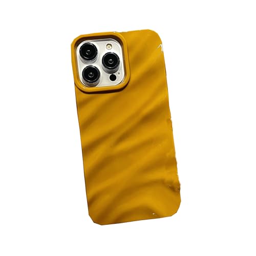 GANGANPRO Niedliche Hülle kompatibel mit iPhone 16e,Wellenrahmen lockige Form stoßdämpfende und Schlanke Schutzhülle mit Mehrfach-Fallschutz 6.1 Zoll – Lngwergelb GANGANPRO Niedliche Hülle kompatibel mit iPhone 16e,Wellenrahmen lockige Form stoßdämpfende und Schlanke Schutzhülle mit Mehrfach-Fallschutz 6.1 Zoll – Lngwergelb von GANGANPRO