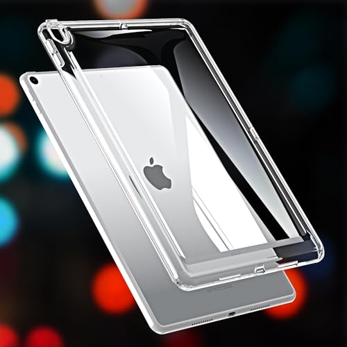 GANGANPRO Schlanke leichte Tablet Hülle für iPad Air 3 2019 Generation, weiche transparente TPU Rückseite stoßfeste Tablet Hülle 10.5 Zoll - Transparent von GANGANPRO