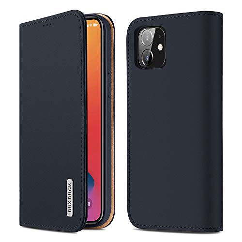 GANGXUN Premium Leder Flip Wallet Case für iPhone 13 Pro (6,1 Zoll) (blau) von GANGXUN