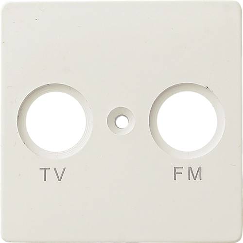 GAO Abdeckung TV-, Radio-Steckdose Business Line Weiß EFE800TR-CV w von GAO