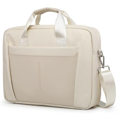 GAOCHY 15-16 Zoll Schulter Laptop Tasche Kompatibel mit MacBook Pro 16, MacBook Air 15 M4 2025, 15,6 Zoll Aspire, Vivobook 16/15, Inspiron 15, Messenger Bag mit Schulterriemen, Perlweiß & Creme Rosa GAOCHY 15-16 Zoll Schulter Laptop Tasche Kompatibel mit MacBook Pro 16, MacBook Air 15 M4 2025, 15,6 Zoll Aspire, Vivobook 16/15, Inspiron 15, Messenger Bag mit Schulterriemen, Perlweiß & Creme Rosa von GAOCHY