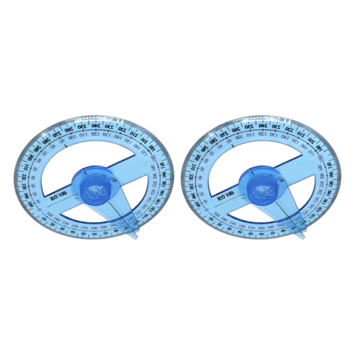 2 PCs 360 Grad Kunststoff Protraktor Kreise Prospraktor Messwerkzeug Klare Protraktorregel Mathematik Prospraktor Für Schüler 2 PCs 360 Grad Kunststoff Protraktor Kreise Prospraktor Messwerkzeug Klare Protraktorregel Mathematik Prospraktor Für Schüler von GAOFESA
