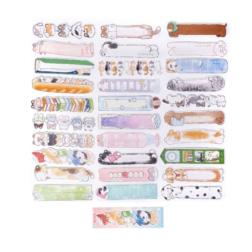 30pcs Künstlerische Kätzchen Welpen Lesezeichen Scrapbooking Hintergrundpapier Für Handgefertigtes Kunsthandwerk Journaling Planer Wraping 30pcs Künstlerische Kätzchen Welpen Lesezeichen Scrapbooking Hintergrundpapier Für Handgefertigtes Kunsthandwerk Journaling Planer Wraping von GAOFESA