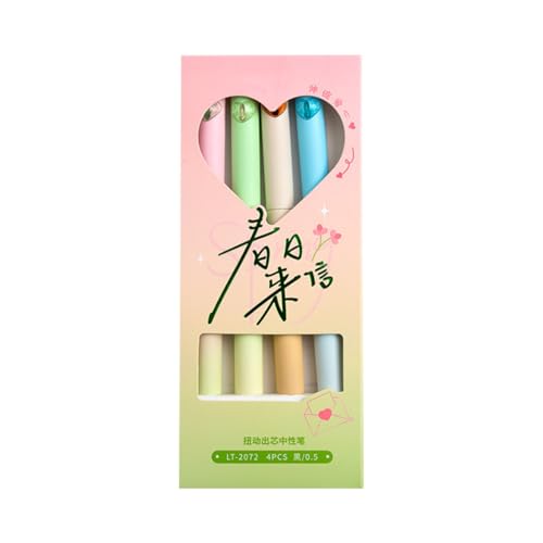 GAOFESA 4pieces Gradientenfarbe Farbe Gel Stift 0 5 Mm Twist Action Gel Stift Schnell Trocknen GAOFESA 4pieces Gradientenfarbe Farbe Gel Stift 0 5 Mm Twist Action Gel Stift Schnell Trocknen von GAOFESA