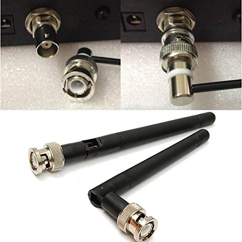 GAOHOU 2 x UHF-Antennen für Sennheiser EW100 EW300 EW500 G3 Evolution G3 Serie Funkmikrofon mit BNC-Anschluss von GAOHOU