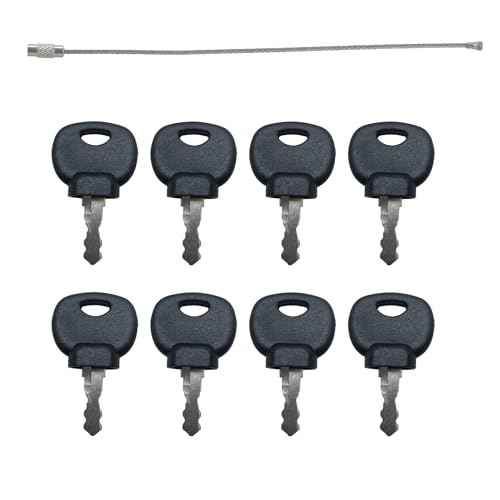 GAOHOU 8pcs Baumaschinen 14607 Zündschlüssel Kompatibel mit JCB Bobcat Bomag Manit Bagger Walze Gabelstapler Radlader Schwermaschinen GAOHOU 8pcs Baumaschinen 14607 Zündschlüssel Kompatibel mit JCB Bobcat Bomag Manit Bagger Walze Gabelstapler Radlader Schwermaschinen von GAOHOU