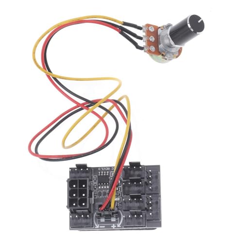 GAOINTELL 8 Port Hülle Kühlung Lüfter Hubs Lüftercontroller Für Eine Effiziente Kühlung Mit 3Pin/4Pin Lüfterkompatibilität 6Pin Netzteil von GAOINTELL