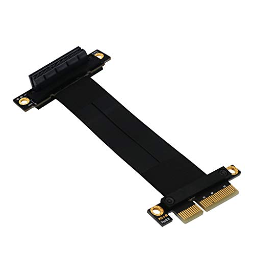 GAOINTELL Hochgeschwindigkeit 270 Grad PCIe Kabelwinkel PCIE Verlängerungskabel PCI Express 270 ° Card Ribbon Extender von GAOINTELL