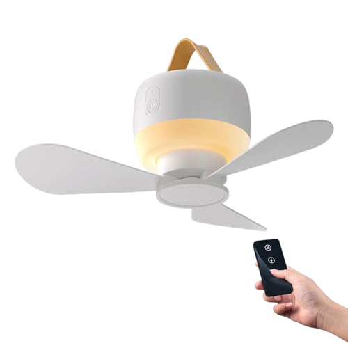 GAOINTELL Tragbare Deckenventilatoren 3600mah Outdoor Camping Lüfter Zelt Ventilator Kühler Wiederaufladbare Elektrische Lüfter Fernbedienung LED von GAOINTELL