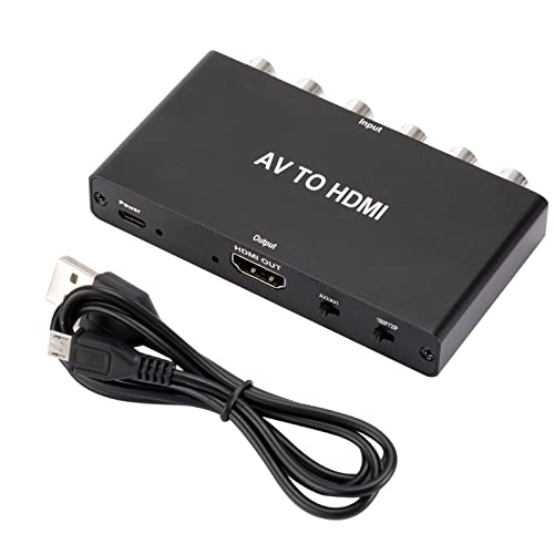 GAOINTELL Zum Kompatiblen 1080p Kompatible Adapter Video Audiokonverter Für NTSC PC Laptop von GAOINTELL