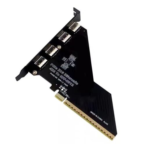 PCIE X16 Split Adapter Card 4 Port PCIE X4X4X4X4 Bis SFF8612 Expansionskarte Für Desktop Speicher Und Grafikkarte von GAOINTELL