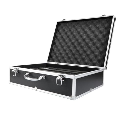 Tragbare Mikrofonbox für Outdoor-Lautsprecher, Kofferhalter, Aluminium-Aufbewahrungskoffer Tragbare Mikrofonbox für Outdoor-Lautsprecher, Kofferhalter, Aluminium-Aufbewahrungskoffer von GAOINTELL