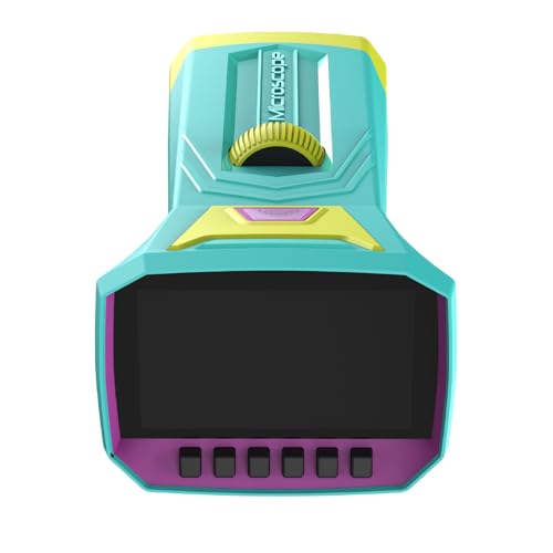 Tragbares Digitales Mikroskop Für Kinder Geeignet 3 Zoll Bildschirm 800x Vergrößerung 8 LED Leuchten Enthält 32 Speicher von GAOINTELL