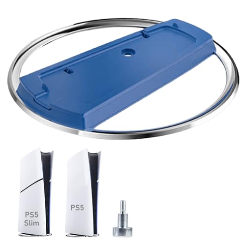 GAOUTO PS5 Standfuß, PS5 Slim Vertical Stand Slim Videospiele Zubehör, Vertikaler Standfuß PS5 Ständer für Playstation 5, PS5 Slim Reguläre Modelle, Digital Edition CD-ROM Edition (Blau) von GAOUTO