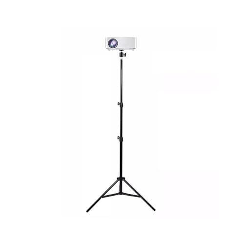 GAOWINLY Projektorständer, Bodenstativ Heimprojektorhalterung Nachttisch Desktop Lochfreie 6-mm-Teleskopdreieckhalterung(M) von GAOWINLY