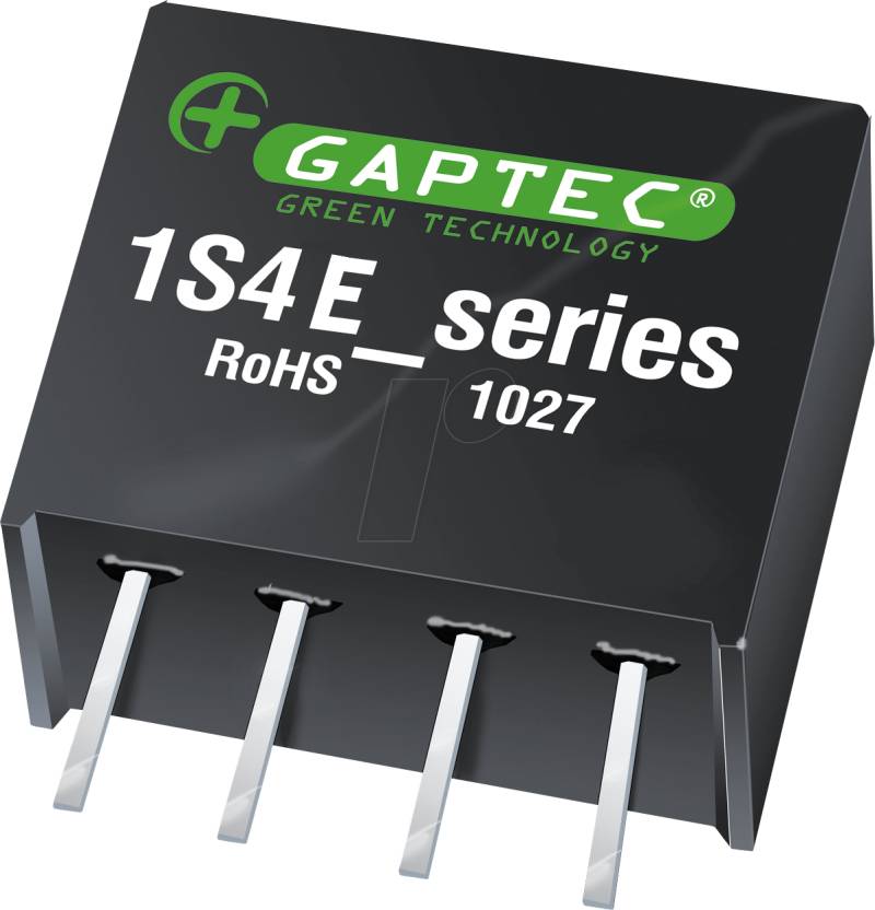 1S4E_0503S1U - DC/DC-Wandler, 1 W, 3,3 V, SIL 4 von GAPTEC