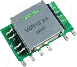 5ACFE1W_03S3.6 - AC/DC-Wandler, 5 W, SIP von GAPTEC