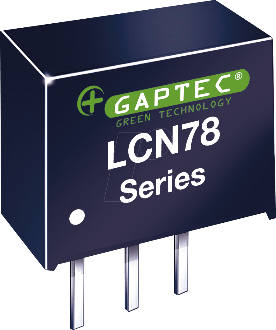 LCN78_12-0.5 - DC/DC-Wandler, 6 W, 12 V, 500 mA, TO-220 von GAPTEC