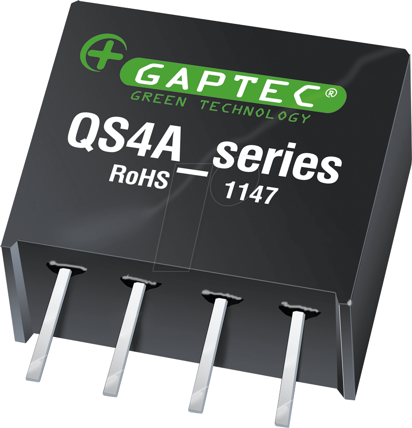 QS4A_0305S1.5UP - DC/DC-Wandler, 0,25 W, 5 V, SIL 4 von GAPTEC