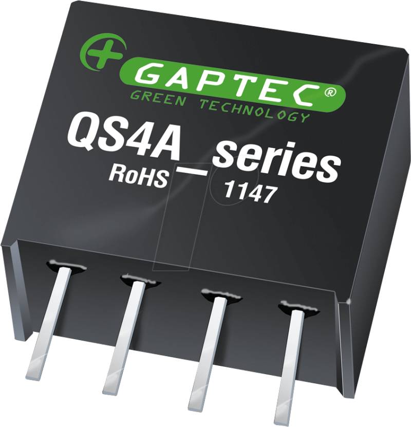 QS4A_0505S1.5UP - DC/DC-Wandler, 0,25 W, 5 V, SIL 4 von GAPTEC