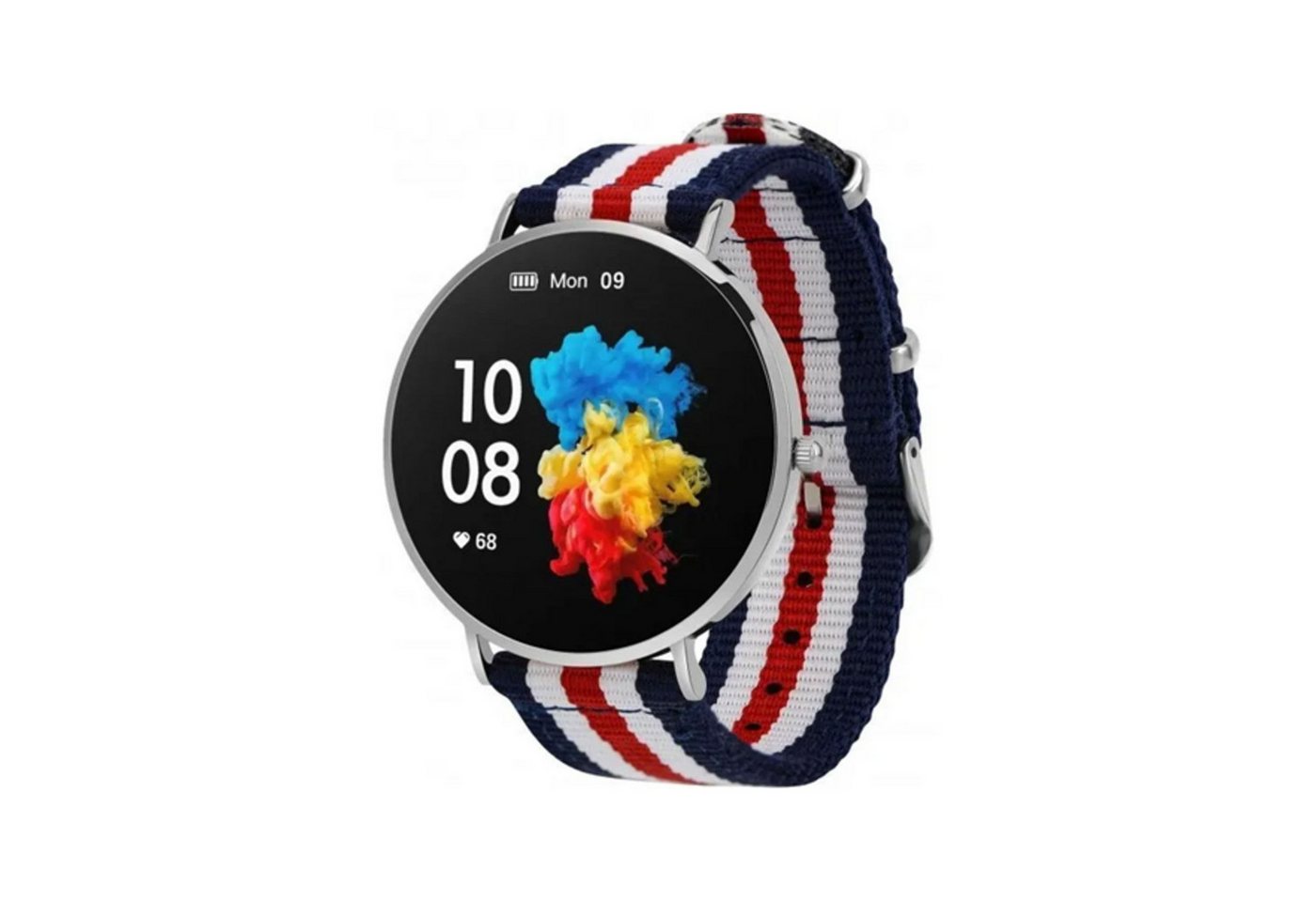 GARETT Garett Verona Smartwatch (Silber) navy blau Smartwatch von GARETT