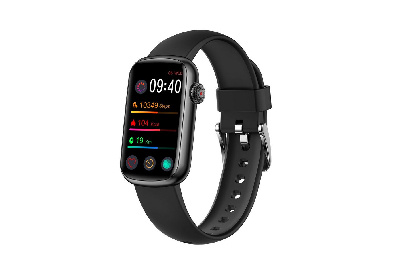 GARETT Smartwatch Garett Action black Smartwatch von GARETT