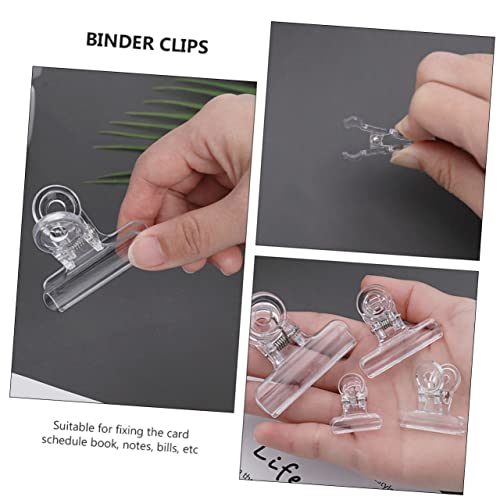 GARIOUANS 10Stücke Transparente Papierklammern Binderclips für Büro Schule Zuhause Praktische Clips zur Organisation von Dokumenten GARIOUANS 10Stücke Transparente Papierklammern Binderclips für Büro Schule Zuhause Praktische Clips zur Organisation von Dokumenten von GARIOUANS