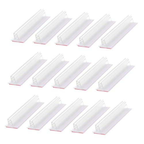 GARIOUANS 15 Stück Anzeigenordner Niesen Sie die Wachbasis Platzieren Sie den Kartentischhalter Namensschild-Ständerhalter Niesschutz Tag -Clips zum Befestigen Plakathalter PVC Transparent GARIOUANS 15 Stück Anzeigenordner Niesen Sie die Wachbasis Platzieren Sie den Kartentischhalter Namensschild-Ständerhalter Niesschutz Tag -Clips zum Befestigen Plakathalter PVC Transparent von GARIOUANS