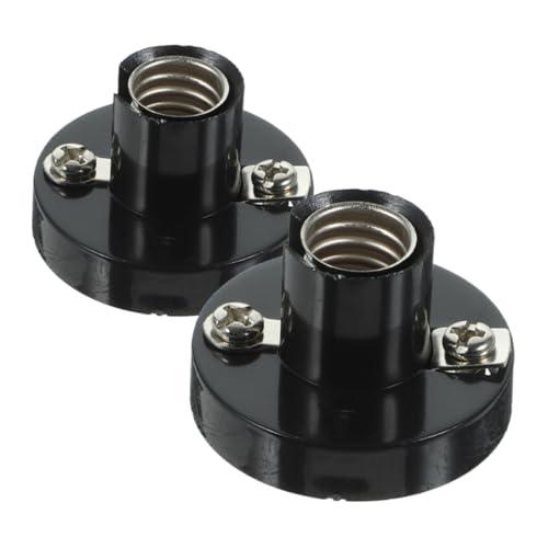 GARIOUANS 2 Stück Flat -Scheinwerferhalter Schraubenlampenhalter Sockel Lampenfassung Halterung für Deckenleuchte Seitenlichtlampenhalter Lampenersatzfassung Lampenzubehör Legierung Black GARIOUANS 2 Stück Flat -Scheinwerferhalter Schraubenlampenhalter Sockel Lampenfassung Halterung für Deckenleuchte Seitenlichtlampenhalter Lampenersatzfassung Lampenzubehör Legierung Black von GARIOUANS