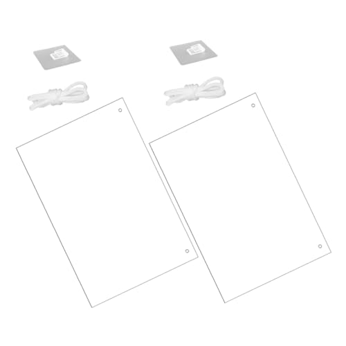 GARIOUANS 2 Stück Schreibtafel Schreibtisch-trockenlöschtafel Klares Schreibbrett Trockenlöschtafel Klein Vorstand Für Das Amt Tafel Löschen Trocken Abwischbare Tafel, Klar Acryl Transparent GARIOUANS 2 Stück Schreibtafel Schreibtisch-trockenlöschtafel Klares Schreibbrett Trockenlöschtafel Klein Vorstand Für Das Amt Tafel Löschen Trocken Abwischbare Tafel, Klar Acryl Transparent von GARIOUANS