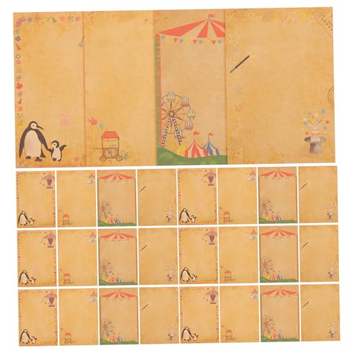 GARIOUANS 32Blätter Vintage Briefpapier Hochwertiges Kraftpapier mit Blumenbordüre für Dankesbriefe Gedichte Einladungen und Schreibprojekte Pakete À GARIOUANS 32Blätter Vintage Briefpapier Hochwertiges Kraftpapier mit Blumenbordüre für Dankesbriefe Gedichte Einladungen und Schreibprojekte Pakete À von GARIOUANS