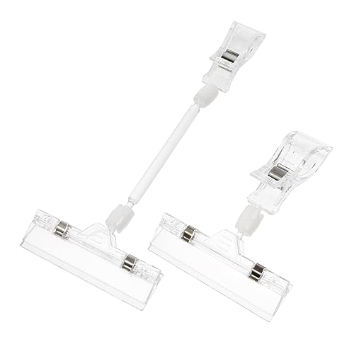 GARIOUANS 6Stücke Preiskartenklemme aus Material Universelle Clip Halter für Supermarkt Displays für Werbungsanzeigen Hochzeiten und Einzelhandelsgeschäfte GARIOUANS 6Stücke Preiskartenklemme aus Material Universelle Clip Halter für Supermarkt Displays für Werbungsanzeigen Hochzeiten und Einzelhandelsgeschäfte von GARIOUANS