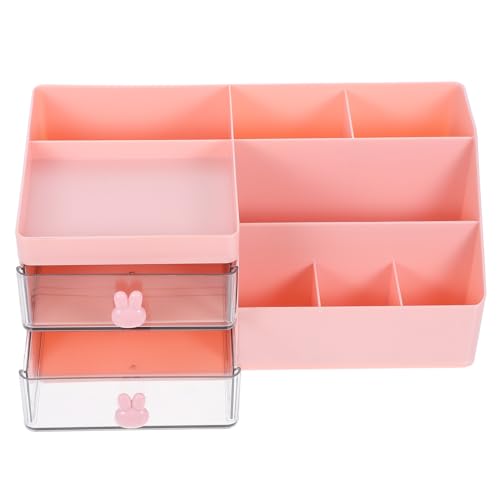 GARIOUANS Schublade Aufbewahrungsbox Schreibtisch-Organizer aus Kunststoff kleiner Schreibtisch-Organizer Make-up-Organizer für den Schreibtisch Schreibtisch-Organizer mit Schublade pp Rosa GARIOUANS Schublade Aufbewahrungsbox Schreibtisch-Organizer aus Kunststoff kleiner Schreibtisch-Organizer Make-up-Organizer für den Schreibtisch Schreibtisch-Organizer mit Schublade pp Rosa von GARIOUANS