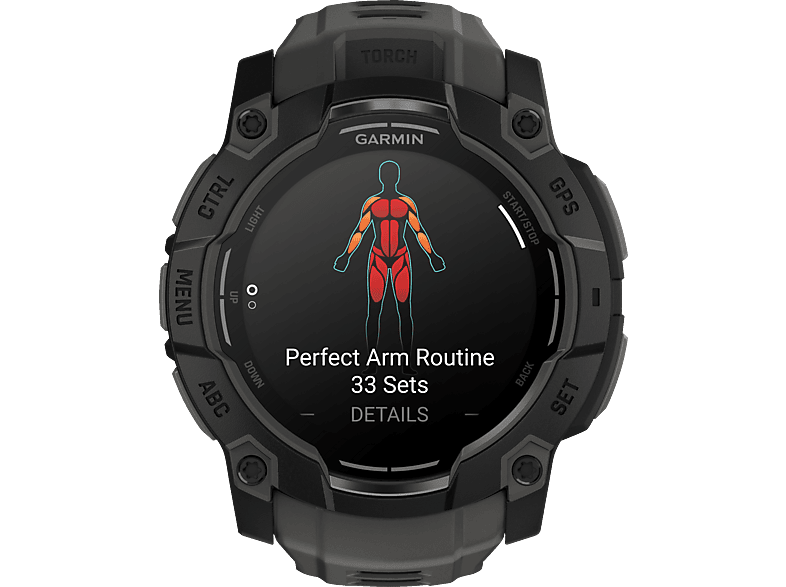 GARMIN Instinct 3 50 mm AMOLED Smartwatch Faserverstärktes Polymer Silikon, mm, Schwarz GARMIN Instinct 3 50 mm AMOLED Smartwatch Faserverstärktes Polymer Silikon, mm, Schwarz von GARMIN