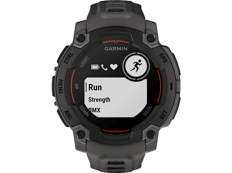 GARMIN Instinct E 45mm Smartwatch Faserverstärktes Polymer Silikon, 45 mm, Kohle/Schwarz GARMIN Instinct E 45mm Smartwatch Faserverstärktes Polymer Silikon, 45 mm, Kohle/Schwarz von GARMIN