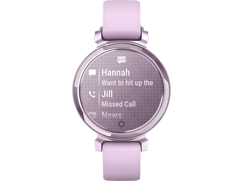 GARMIN Lily 2 Smartwatch Eloxiertes Aluminium Silikon, 14 mm, Flieder von GARMIN