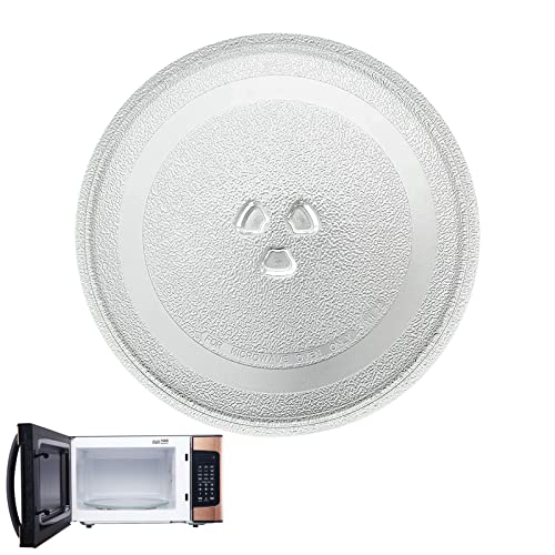 GAROMIA Universal Mikrowellenteller 24.5cm Drehteller Mikrowelle Drehteller Rund Glasplatte Universal Mikrowellenteller Drehteller für Mikrowelle Teller Glas Universal Mikrowelle Zubehör von GAROMIA
