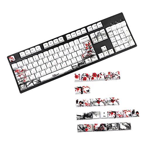 GAROZATION 1 Satz 128 Stück Tastenkappe Tastaturzubehör benutzerdefinierte Tastatur Computertastatur Mechanical keycaps Mechanical Keyboard Clavier mecanique клавиатура keycap Sets keybar pbt von GAROZATION